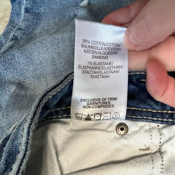 Women’s silver jeans Sam distressed 14/27 - Picture 7 of 10